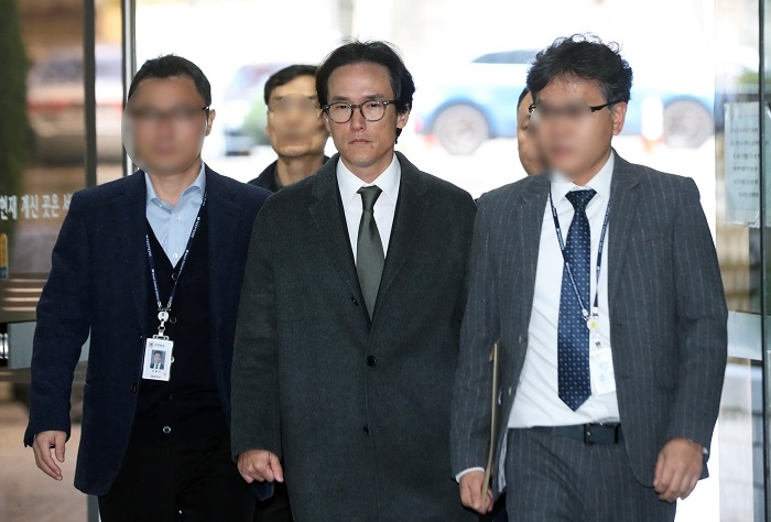 ▲조현범(47)한국타이어테크놀로지(구 한국타이어)대표가 21일 검찰에 구속됐다.(사진/뉴시스)
