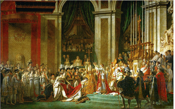 ▲나폴레옹 1세 대관식(출처:위키디피아)