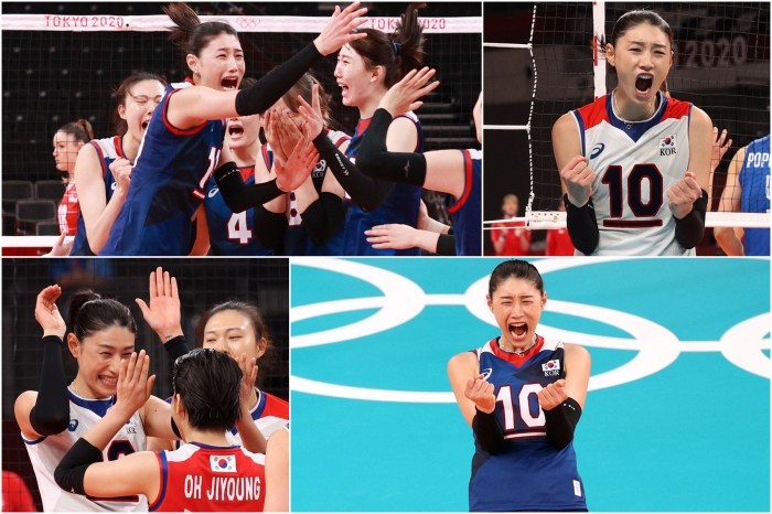 도쿄올림픽에서 김연경이 선보인 투혼은 논란 속에 출발한 여자배구 대표팀을 4강에 진출시키는 힘을 발휘했다.(사진/뉴시스)