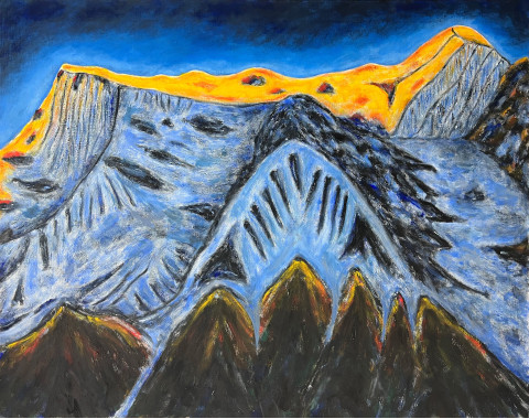 최동열 작가의 2012~2013년 작, Annapurna 3 & Gangapurna Glacier, oil on canvas
